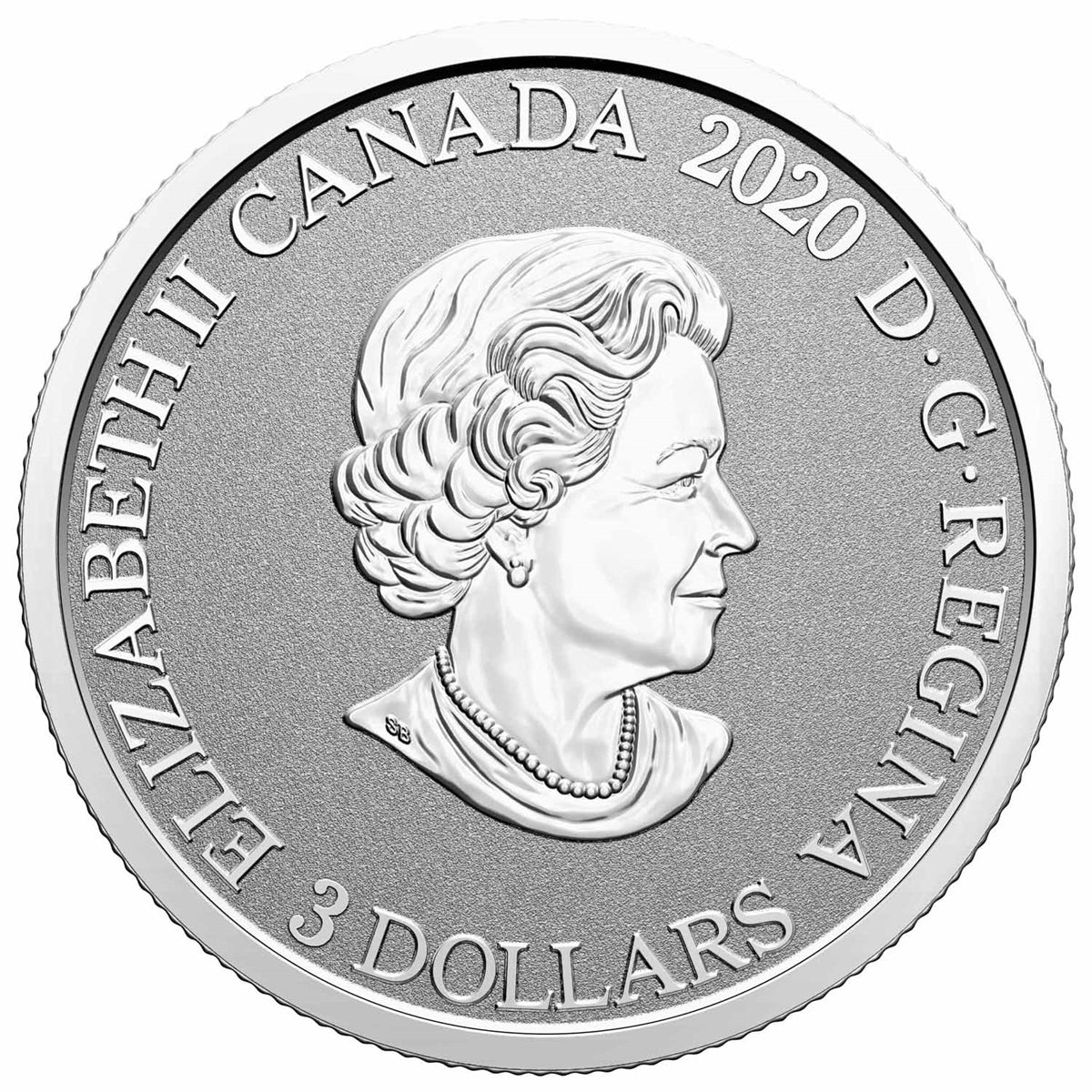 2020 $3 Floral Emblems of Canada - Manitoba Prairie Crocus Silver (No Tax)