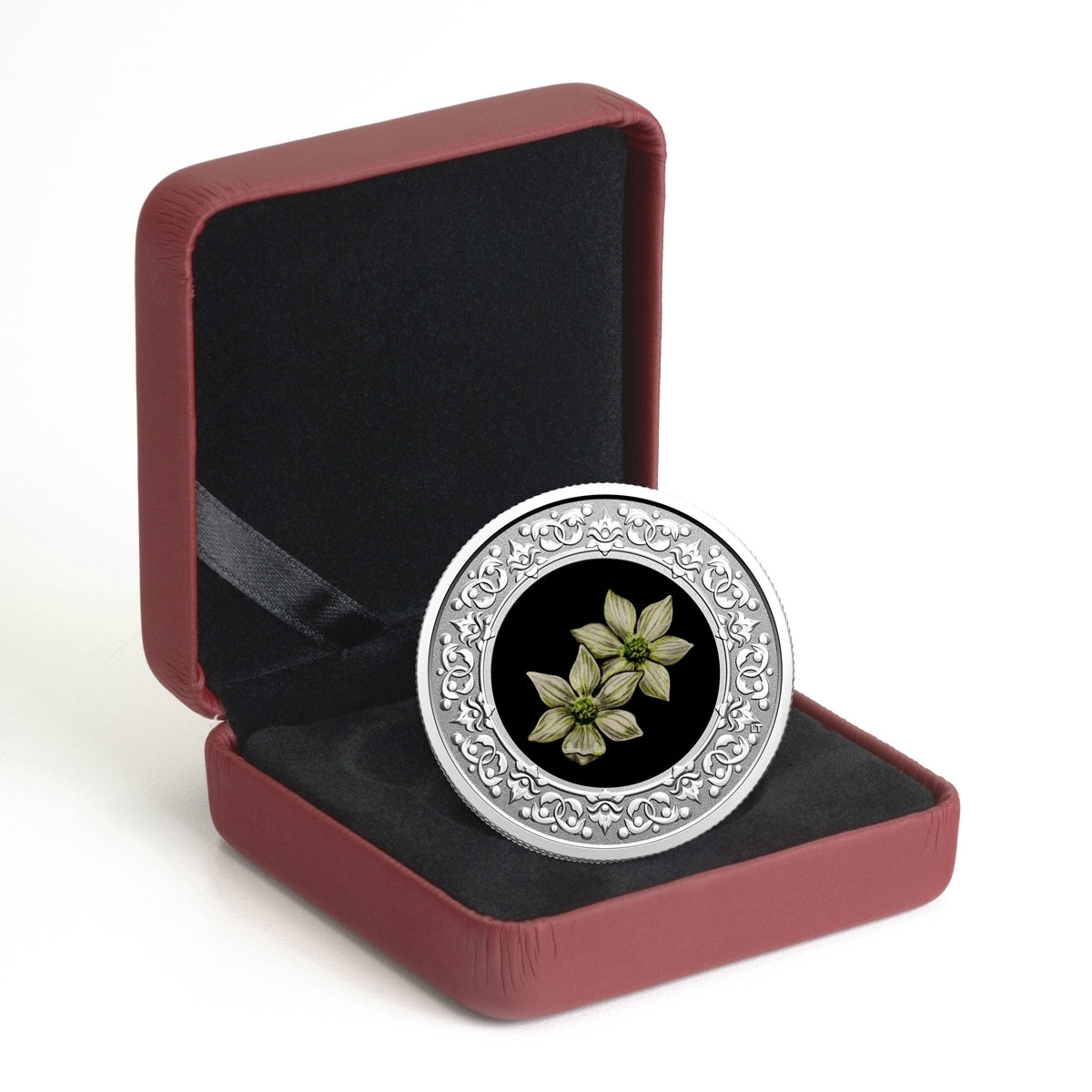 2020 $3 Floral Emblems of Canada - British Columbia Pacific Dogwood Silver (No Tax)