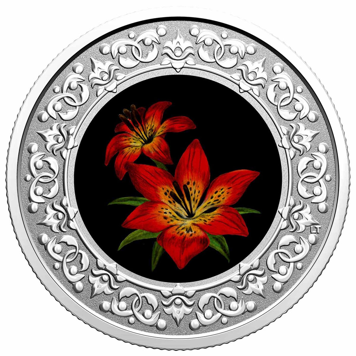 2021 $3 Floral Emblems of Canada - Saskatchewan Western Red Lily Silver (No Tax)