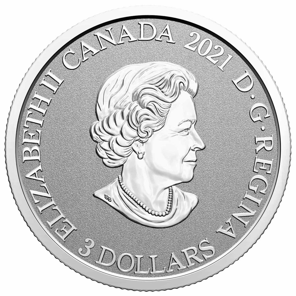 2021 $3 Floral Emblems of Canada - Alberta Wild Rose Fine Silver (No Tax)