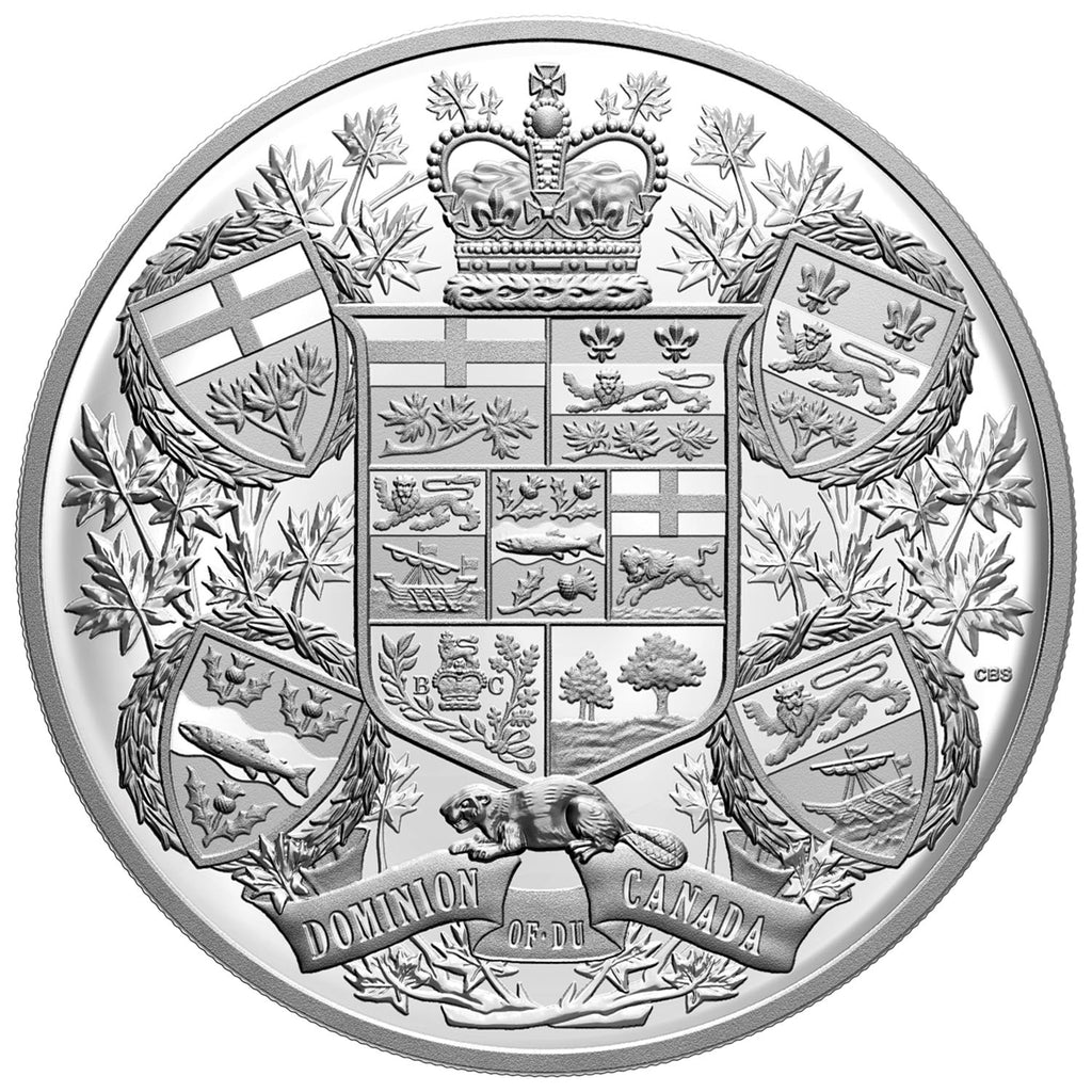 2020 Canada $250 Reimagined 1905 Arms of Dominion of Canada Fine Silver (TAX Exempt)