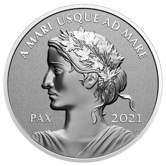 2021 Canada $1 Peace Dollar Fine Silver (TAX Exempt)