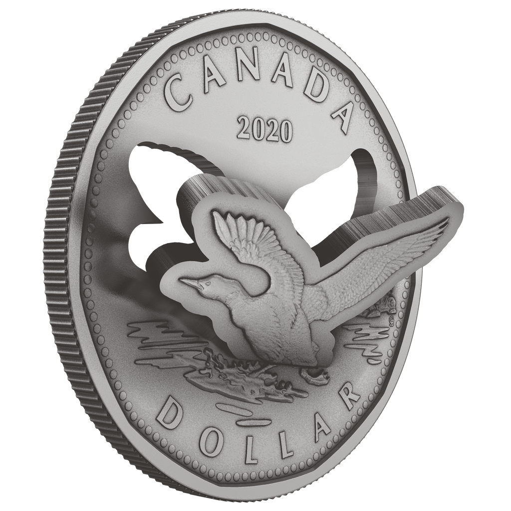 2020 Canada $1 Flying Loon (R&D Lab) Fine Silver (No Tax)