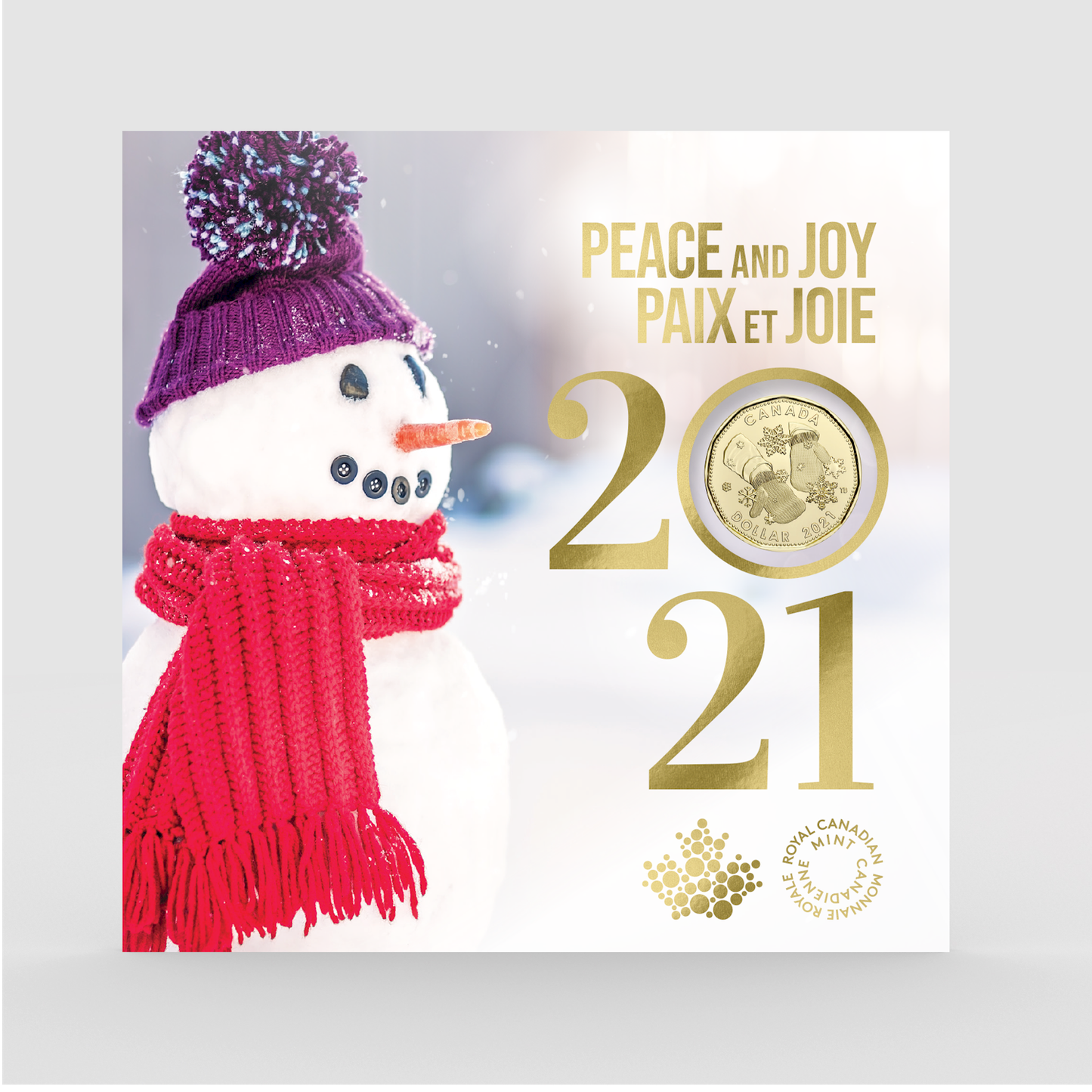 2021 Canada Holiday Gift Set with Special Loon Dollar