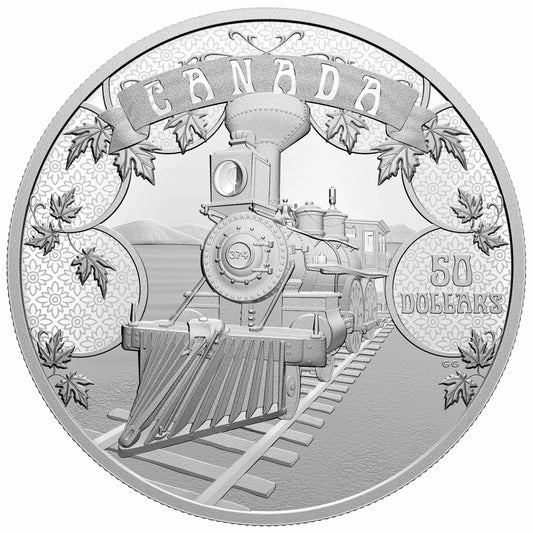 2021 Canada $50 First 100 Years of Confederation: An Emerging Country Silver (No Tax)