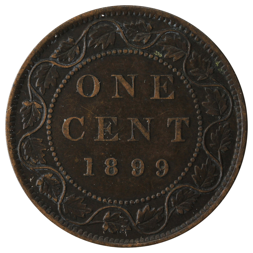 1899 Canada 1-cent VF-EF (VF-30)