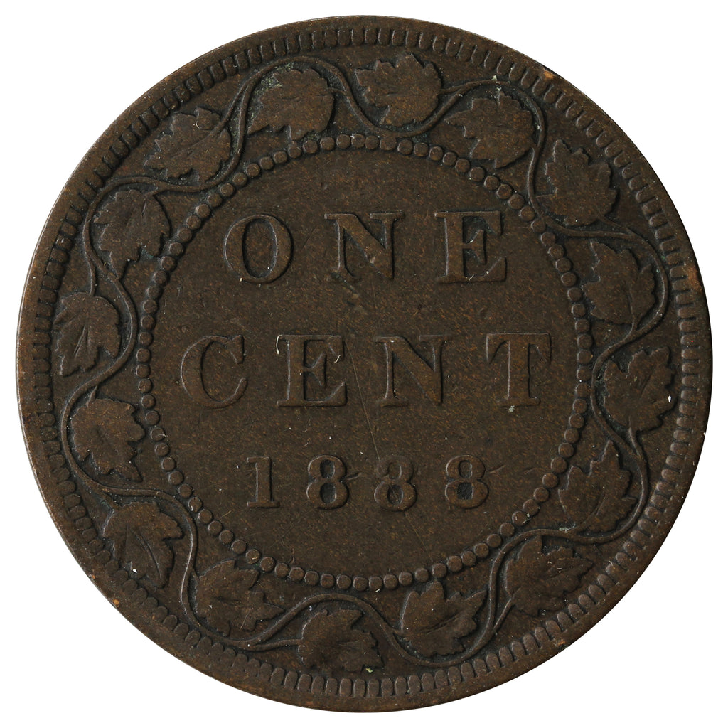 1888 Canada 1-cent Fine (F-12)