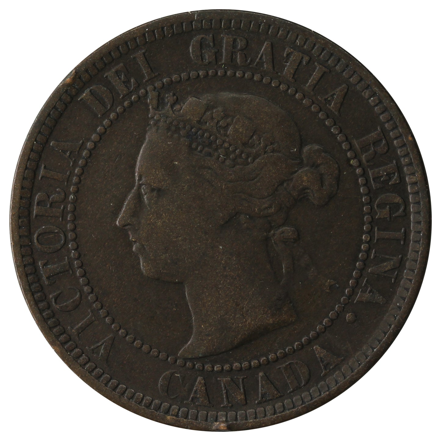 1888 Canada 1-cent Fine (F-12)