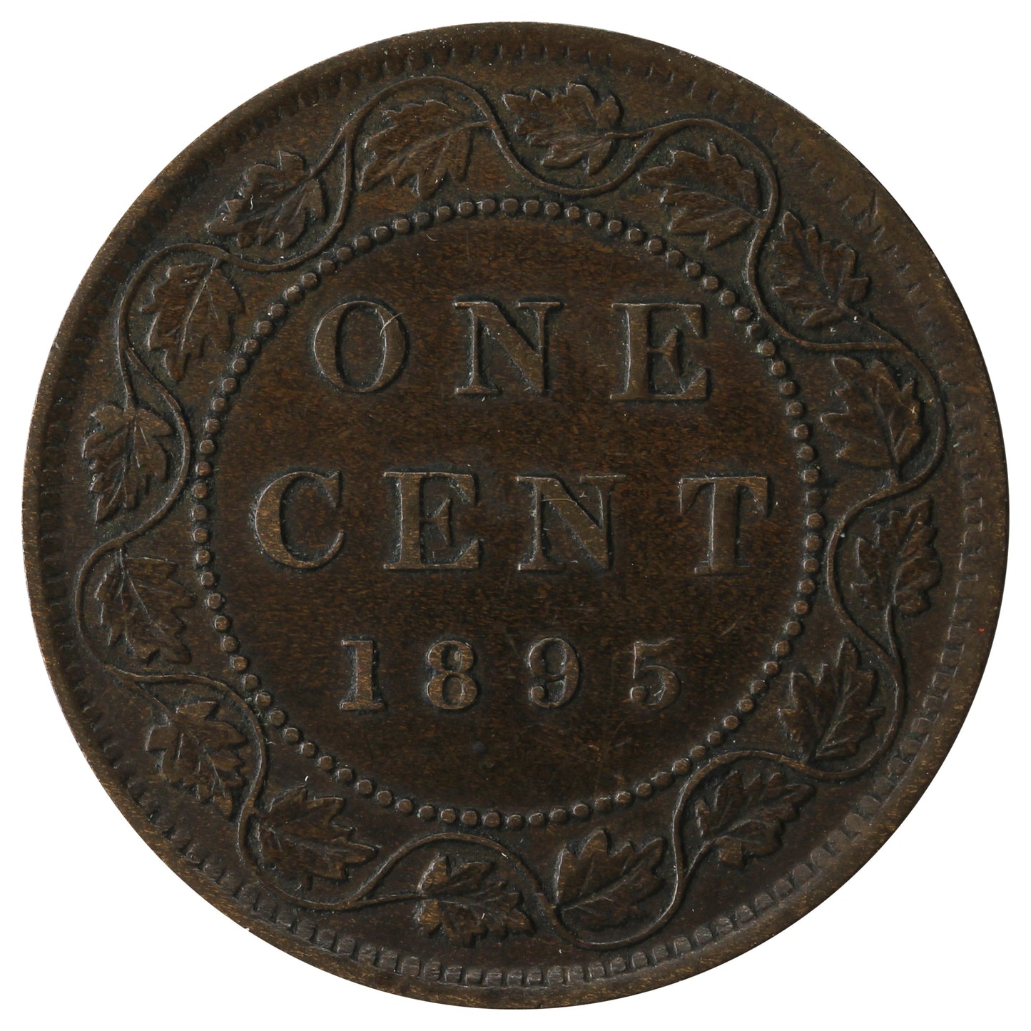 1895 Canada 1-cent VF-EF (VF-30)