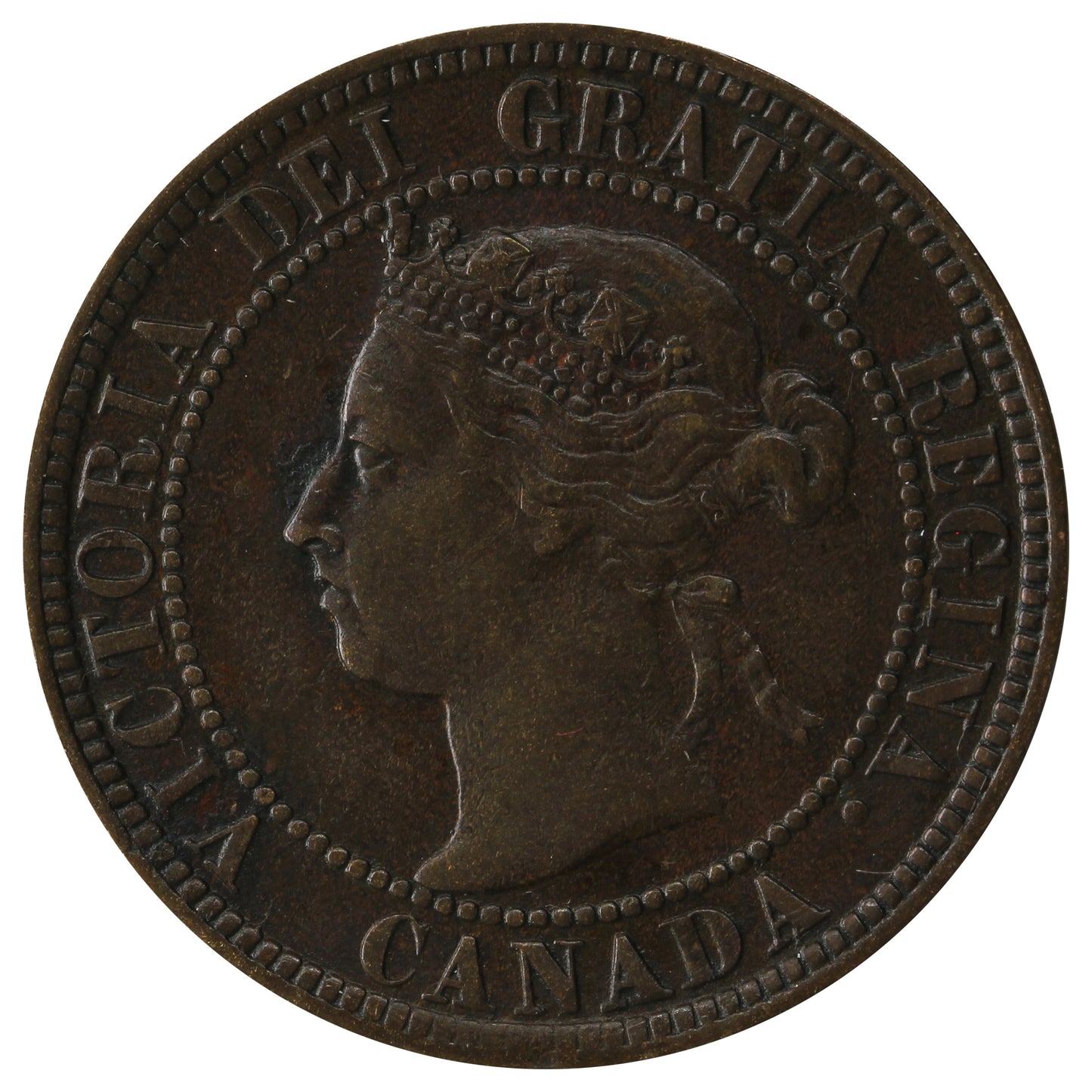 1893 Canada 1-cent VF-EF (VF-30)