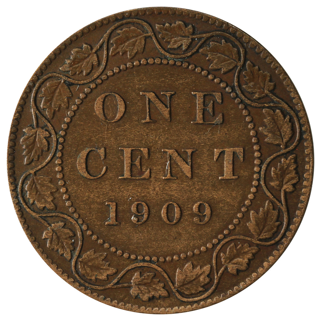 1909 Canada 1-cent Very Fine (VF-20)