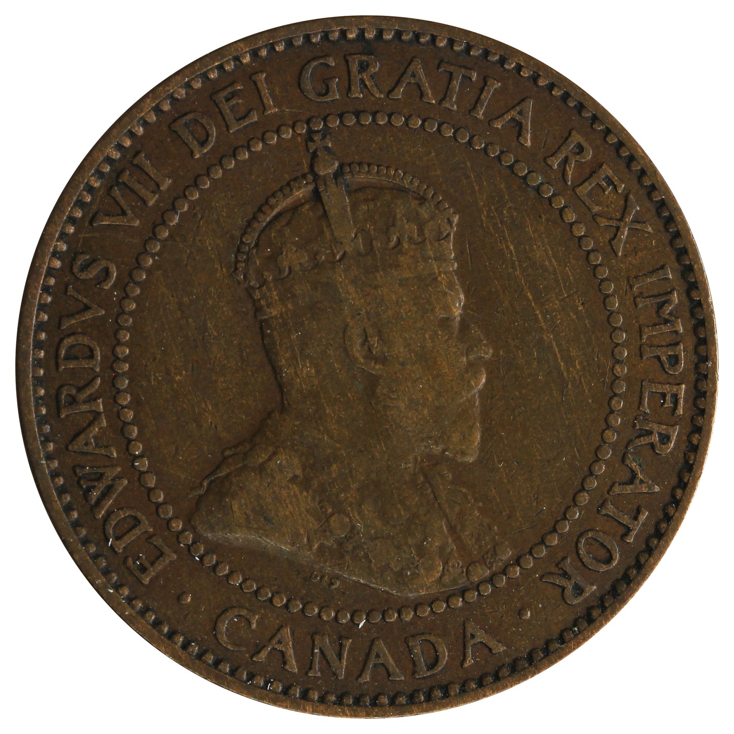 1909 Canada 1-cent VG-F (VG-10)