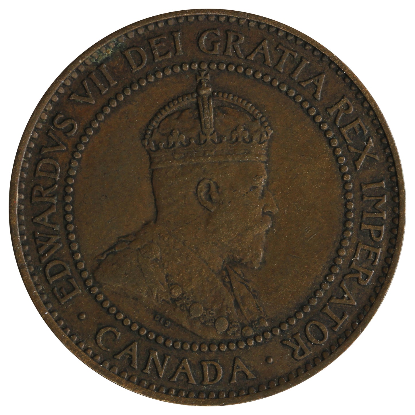 1909 Canada 1-cent VF-EF (VF-30)