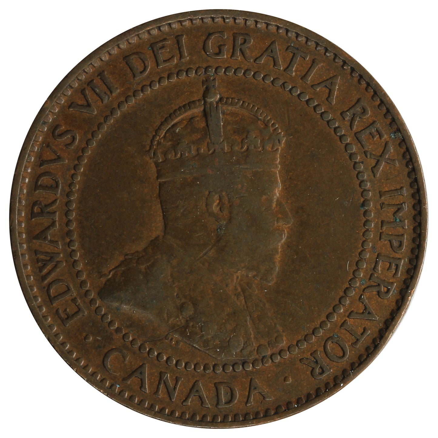 1908 Canada 1-cent VG-F (VG-10)