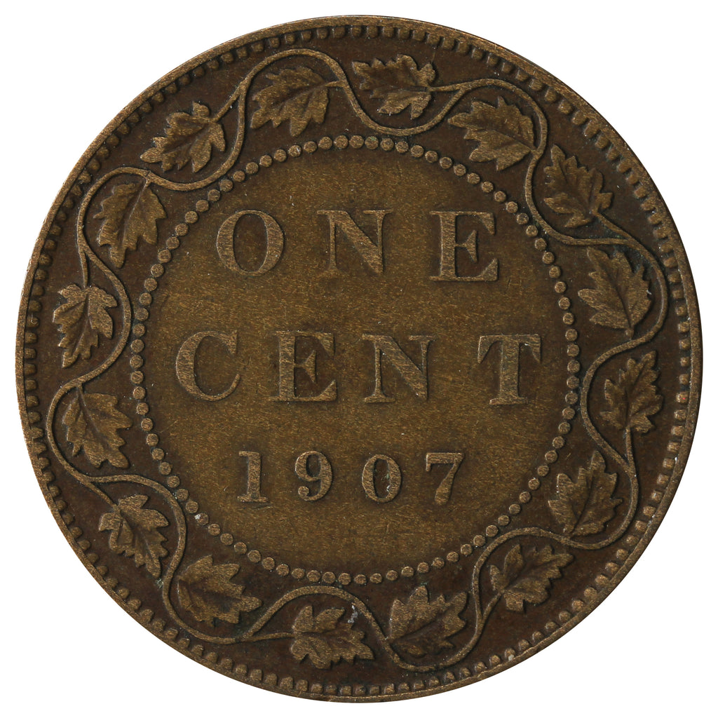 1907 Canada 1-cent VG-F (VG-10)