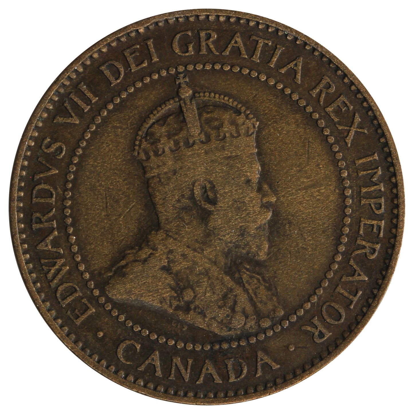 1907 Canada 1-cent VG-F (VG-10)