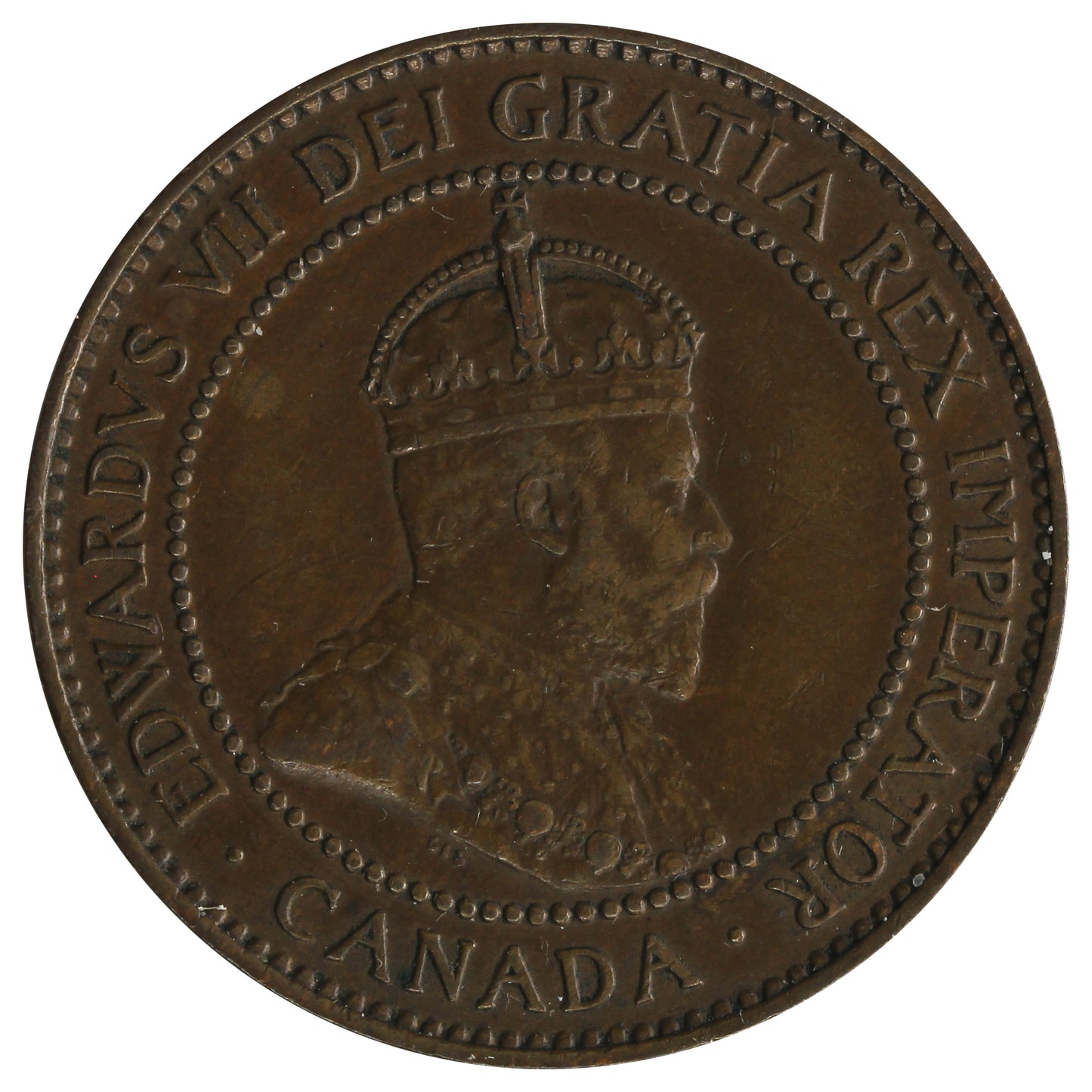 1906 Canada 1-cent VF-EF (VF-30)