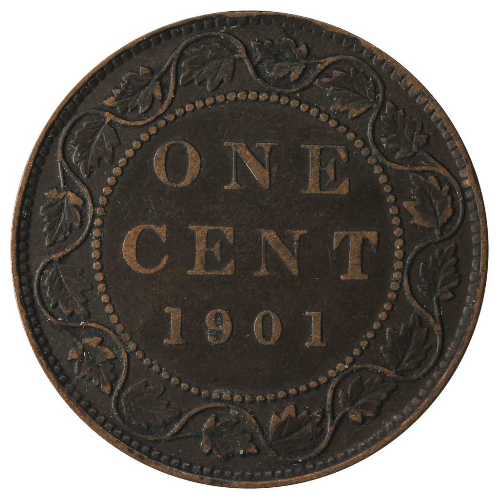 1901 Canada 1-cent VF-EF (VF-30)