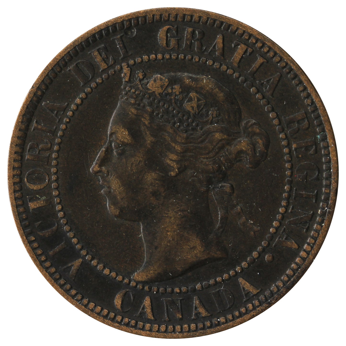 1901 Canada 1-cent VF-EF (VF-30)