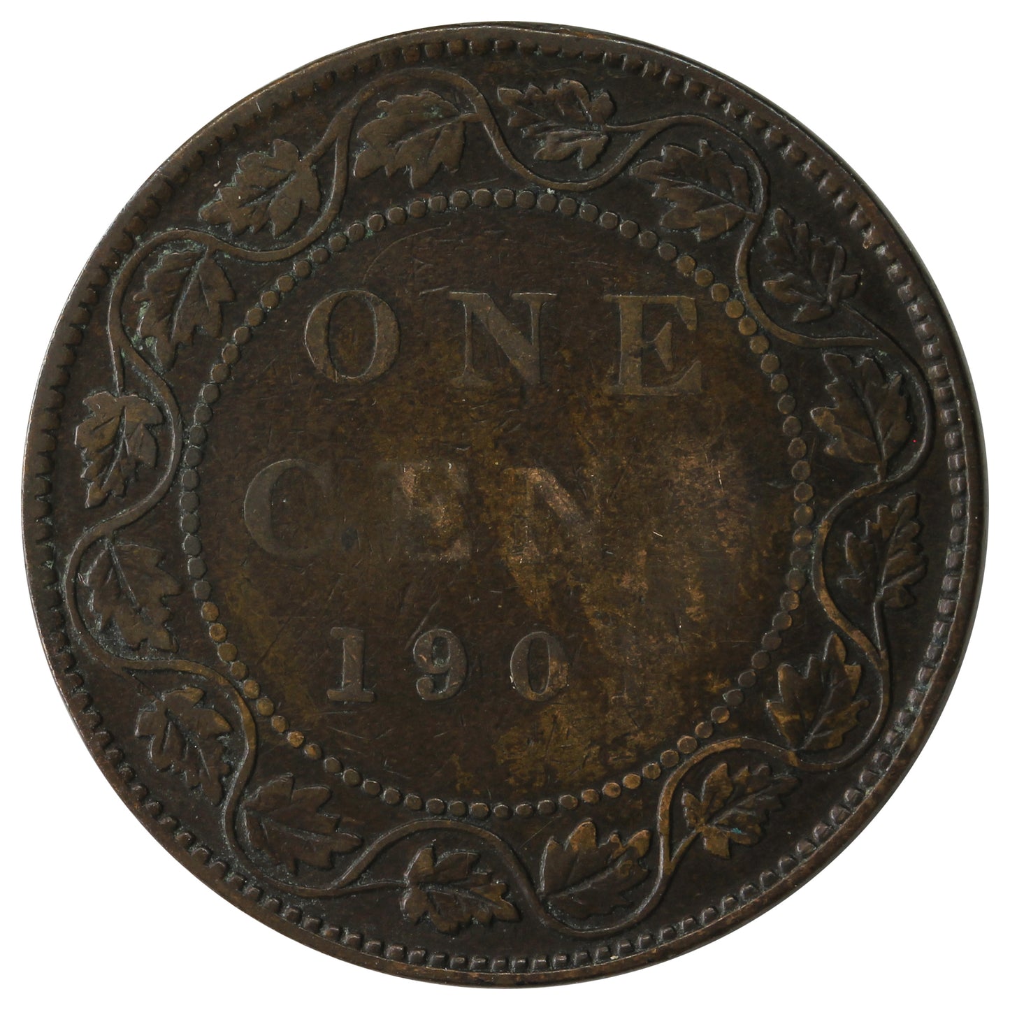 1901 Canada 1-cent Fine (F-12)