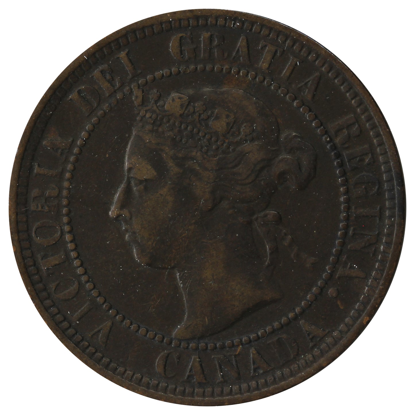 1900H Canada 1-cent F-VF (F-15)