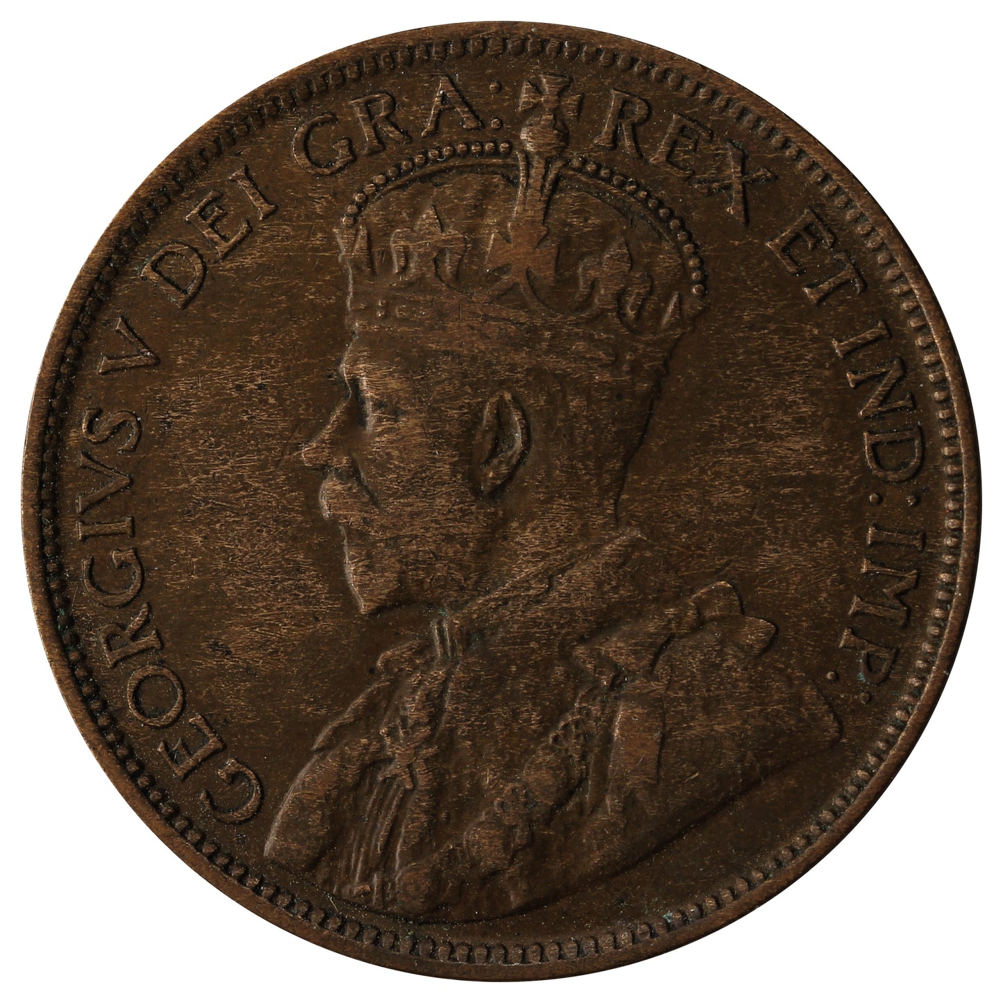 1918 Canada 1-cent VF-EF (VF-30)