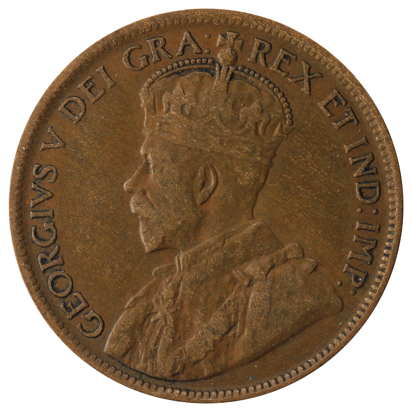 1917 Canada 1-cent F-VF (F-15)