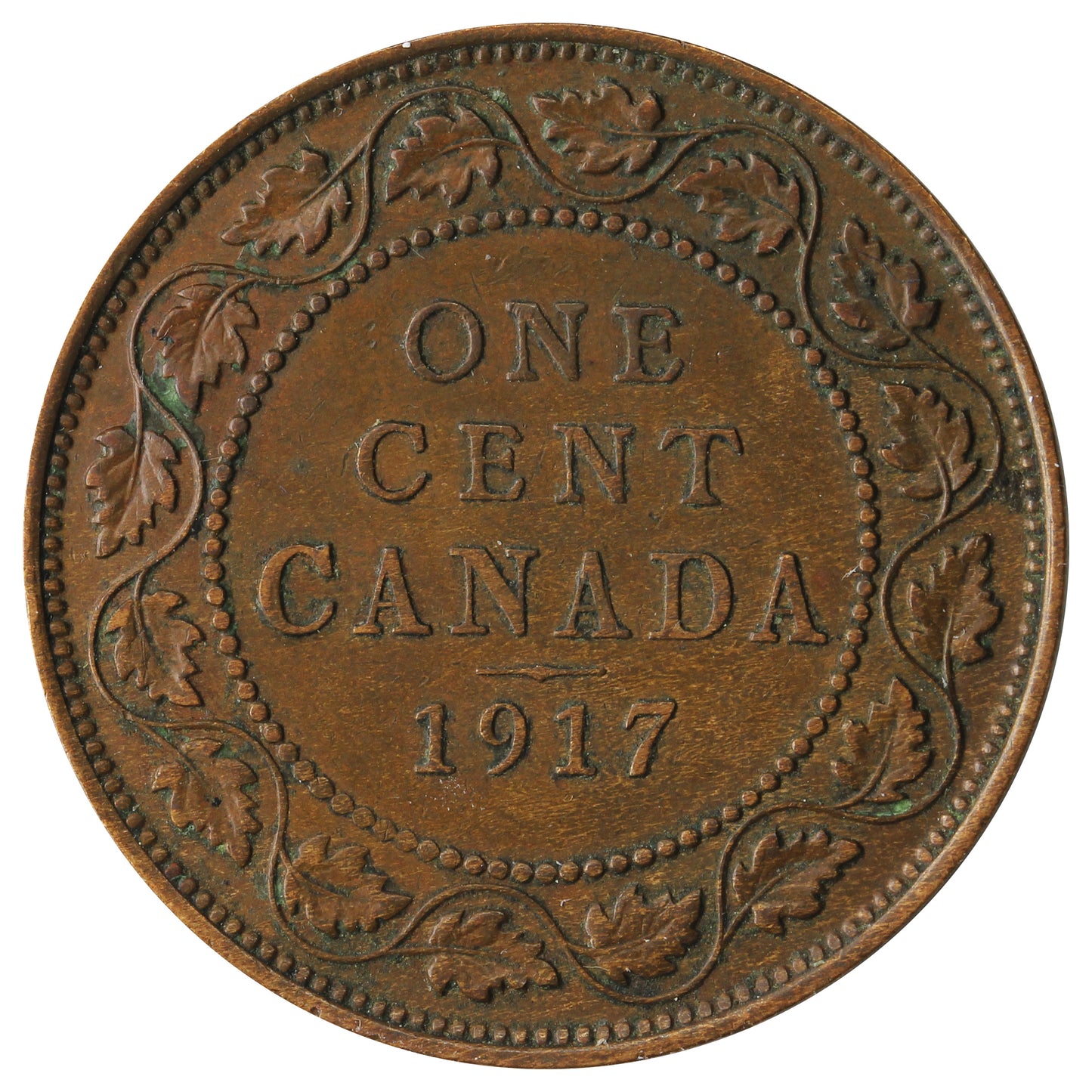 1917 Canada 1-cent Extra Fine (EF-40)