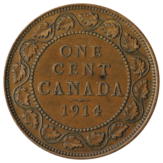 1914 Canada 1-cent Extra Fine (EF-40)