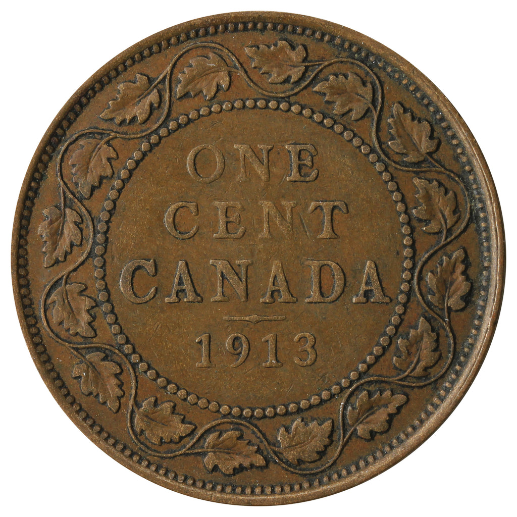 1913 Canada 1-cent Fine (F-12)