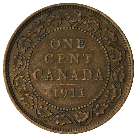 1911 Canada 1-cent Very Fine (VF-20)