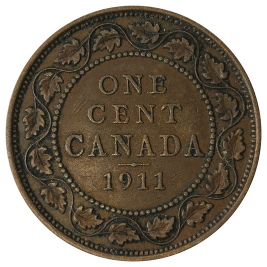 1911 Canada 1-cent Extra Fine (EF-40)