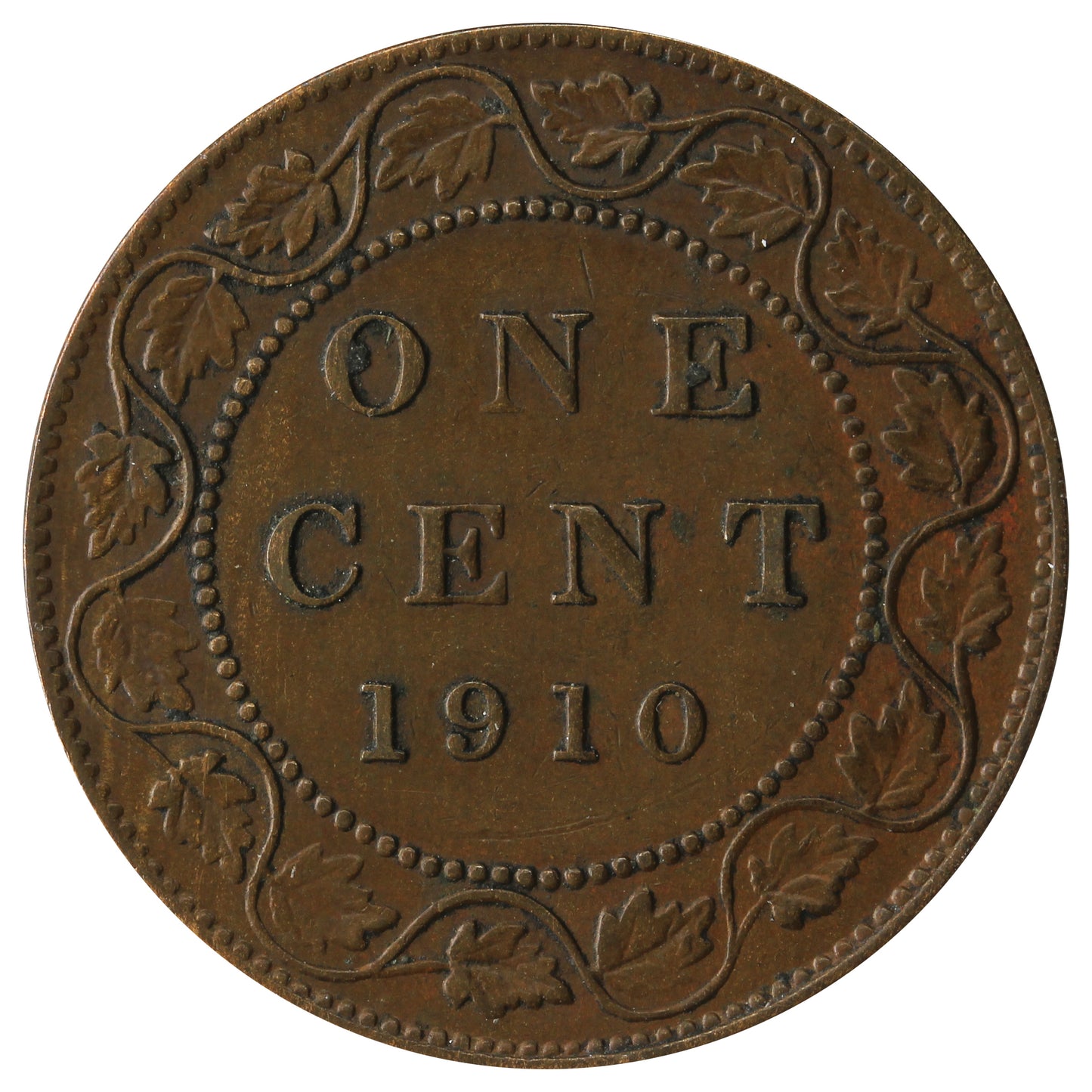 1910 Canada 1-cent Very Fine (VF-20)