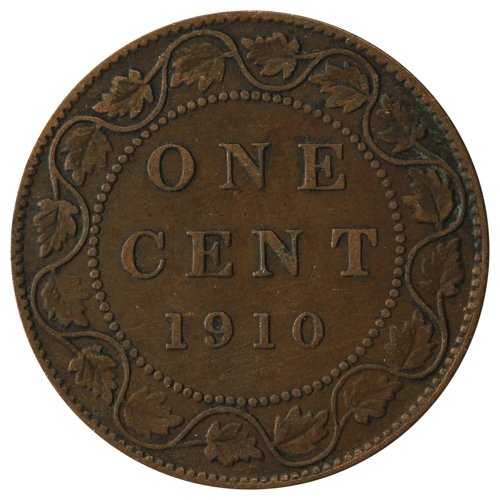 1910 Canada 1-cent VG-F (VG-10)