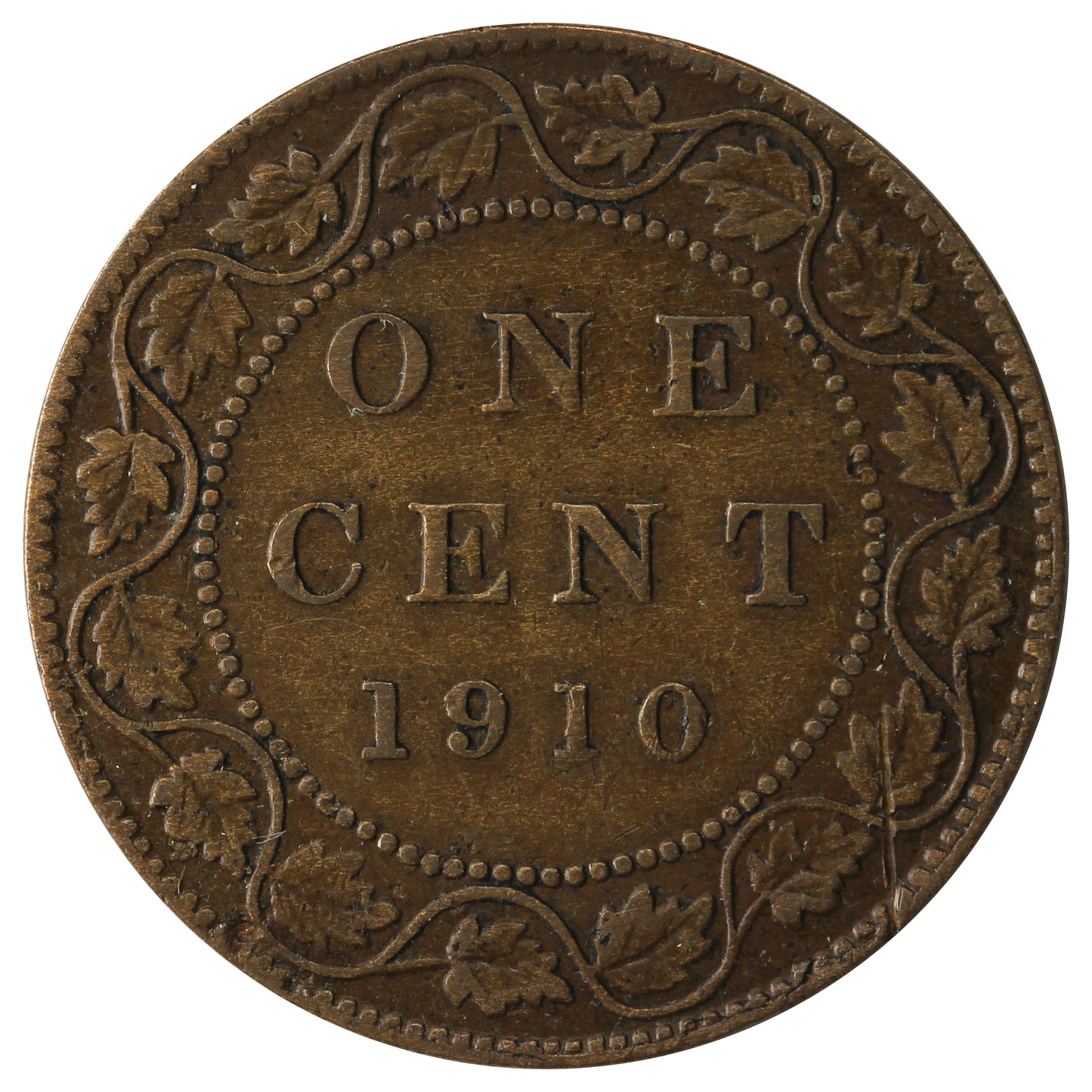 1910 Canada 1-cent Fine (F-12)