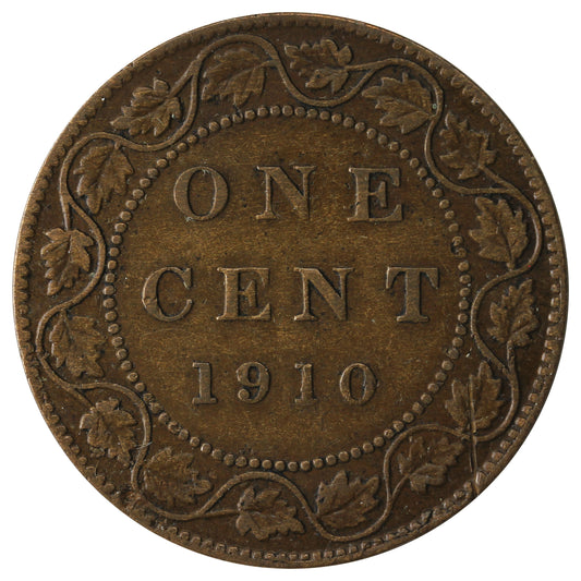 1910 Canada 1-cent Fine (F-12)