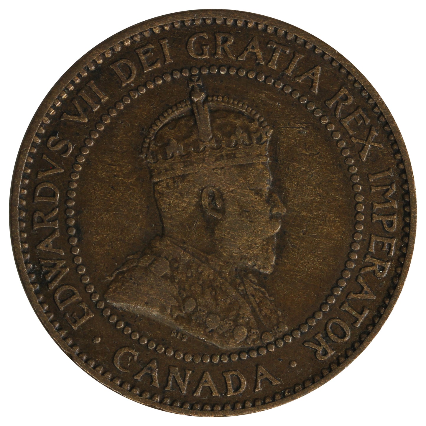 1910 Canada 1-cent Fine (F-12)