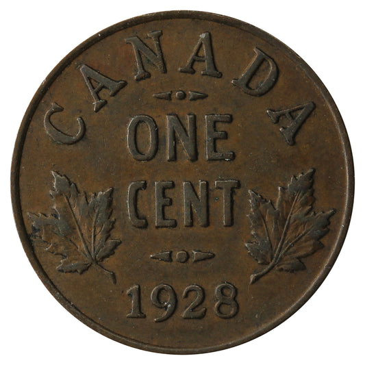 1928 Canada 1-cent VF-EF (VF-30)