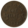 1931 Canada 1-cent VF-EF (VF-30)