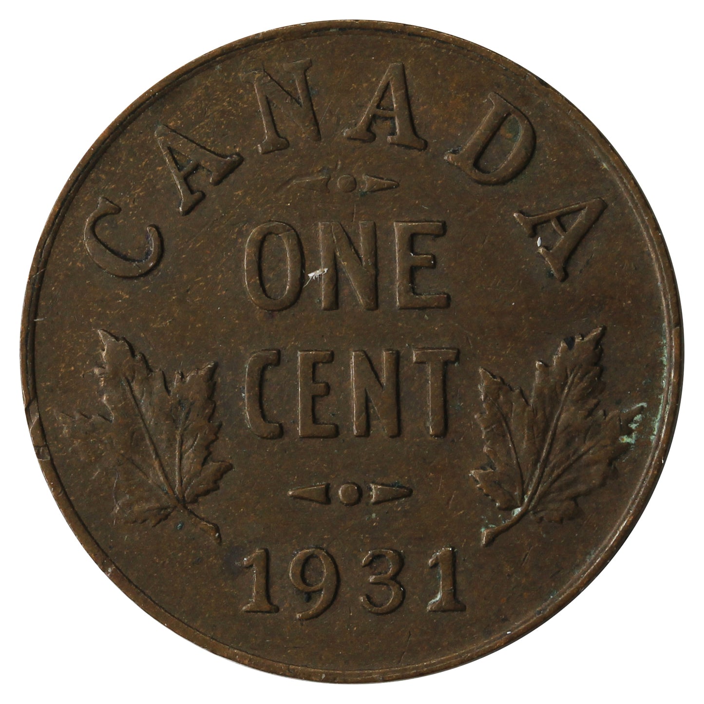 1931 Canada 1-cent VF-EF (VF-30)