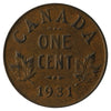 1931 Canada 1-cent Extra Fine (EF-40)