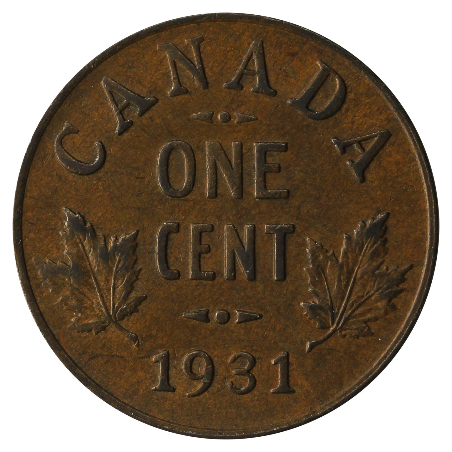 1931 Canada 1-cent Extra Fine (EF-40)