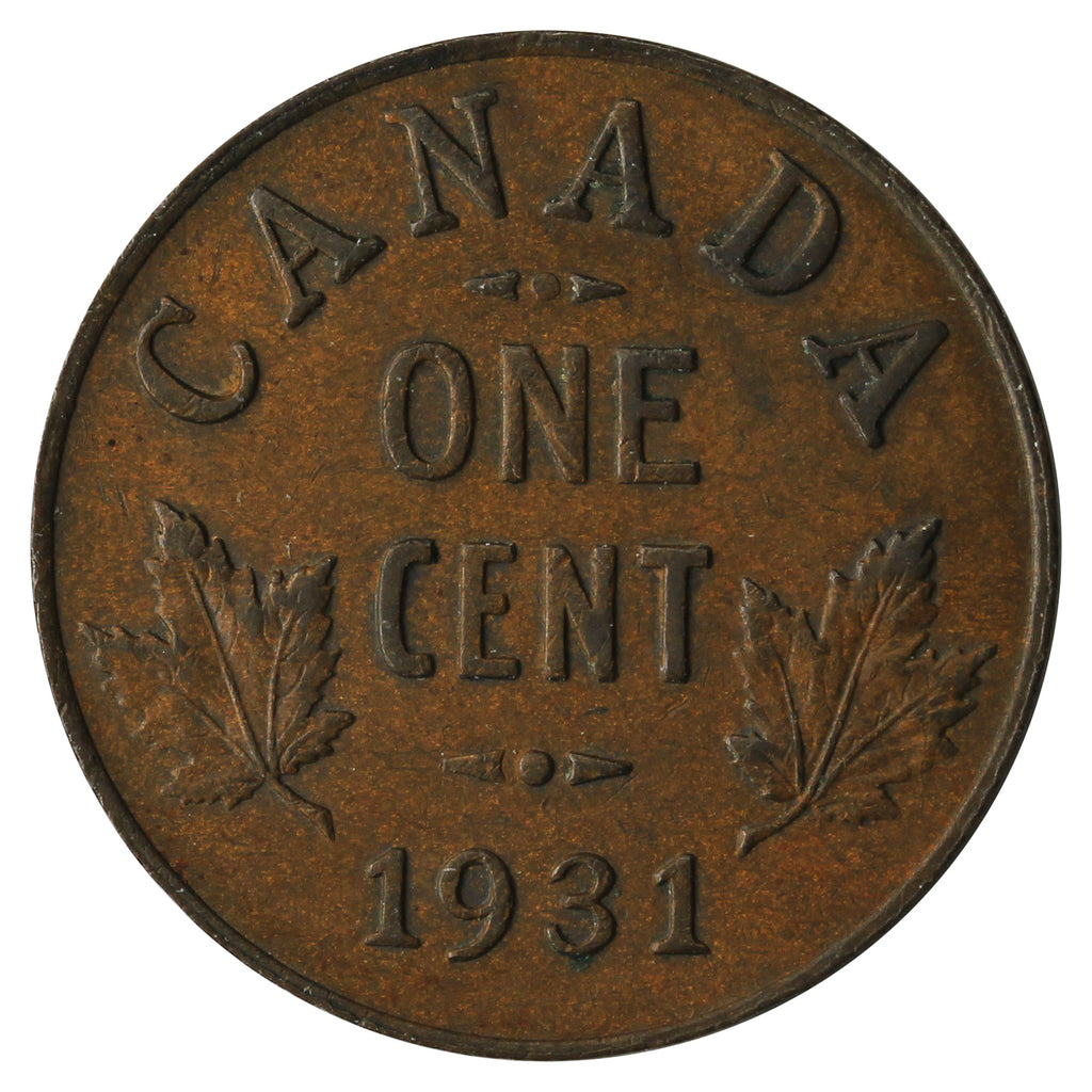 1931 Canada 1-cent EF-AU (EF-45)