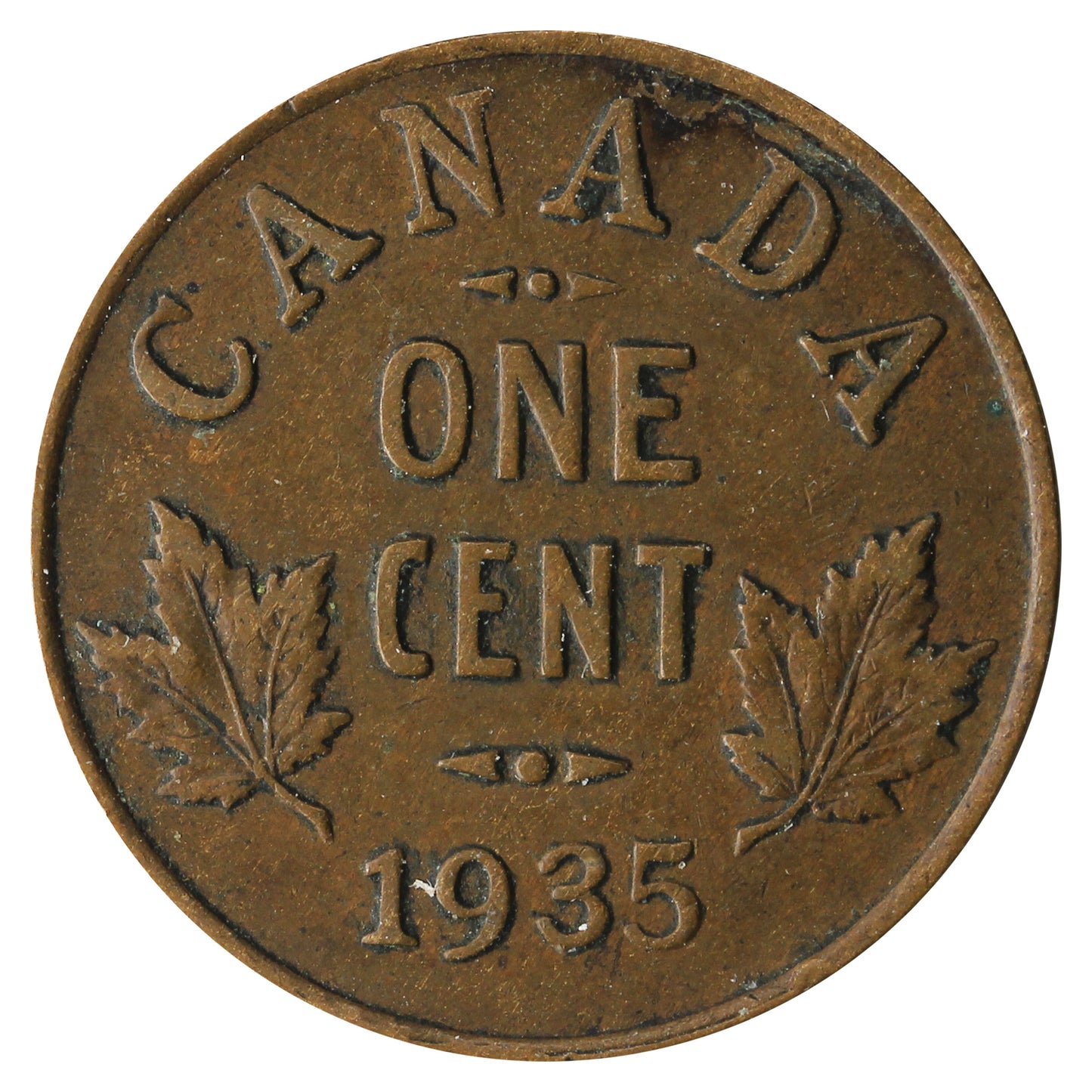 1935 Canada 1-cent Very Fine (VF-20)