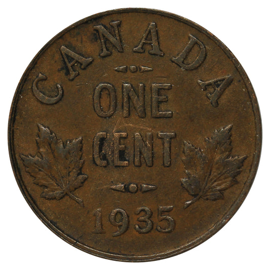 1935 Canada 1-cent VF-EF (VF-30)