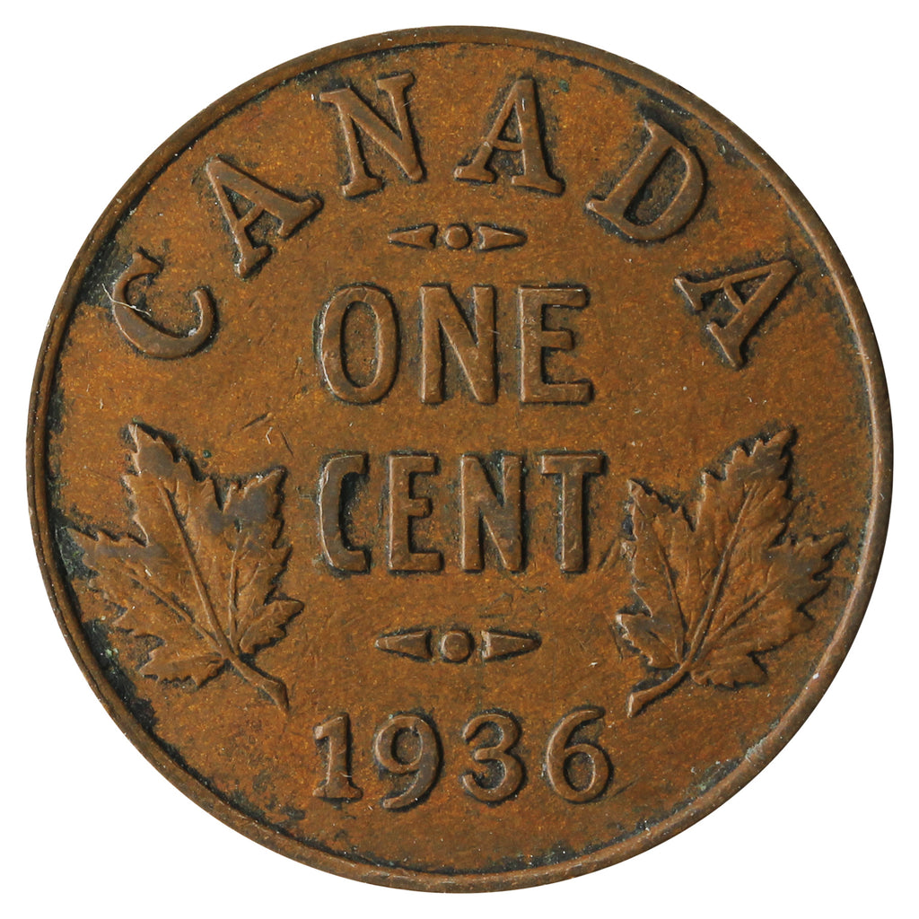 1936 Canada 1-cent Very Fine (VF-20)