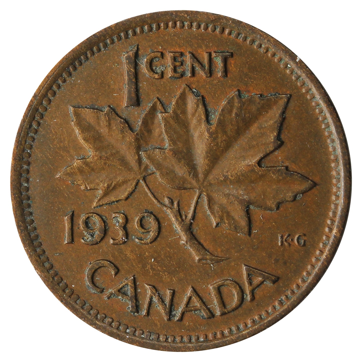 1939 Canada 1-cent Circulated