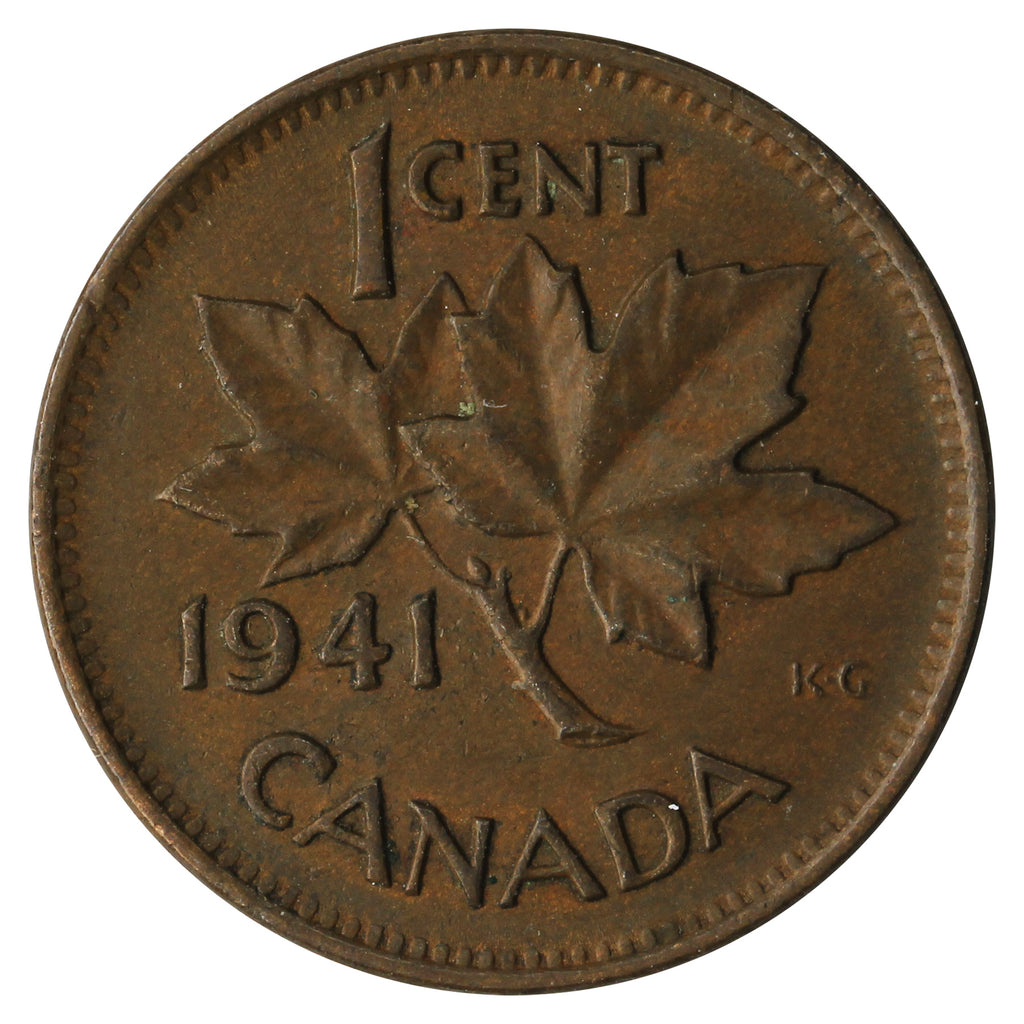 1941 Canada 1-cent Circulated