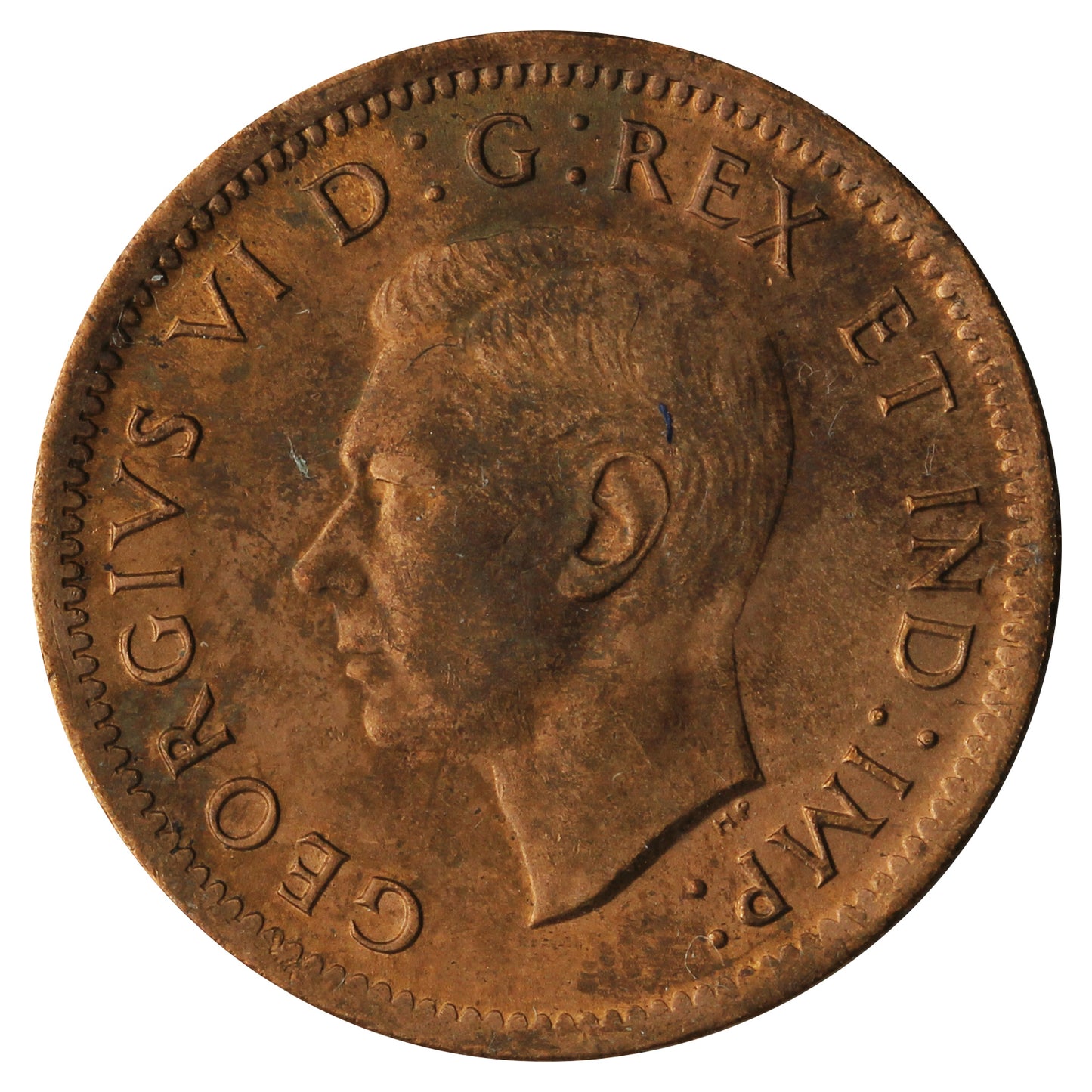 1941 Canada 1-cent UNC+ (MS-62)