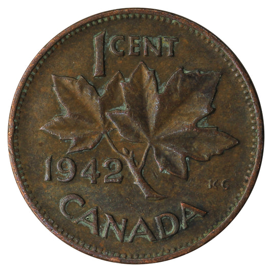 1942 Canada 1-cent Circulated